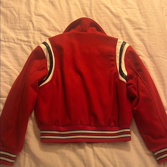 MOTHER Red Bomber Jacket - Picture 2 of 4